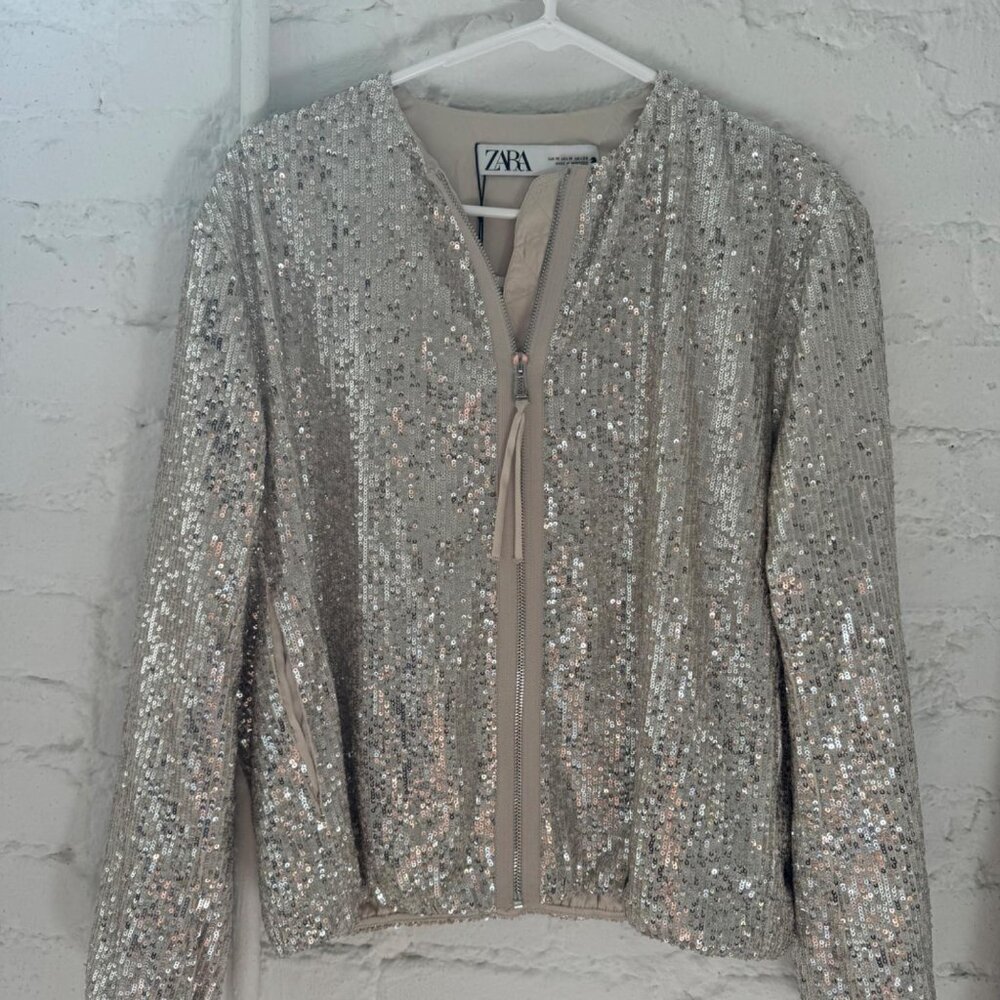 SEQUIN BOMBER